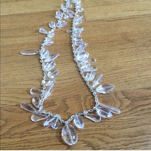 Cache clear beaded necklace